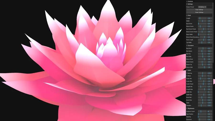 Procedural Flower